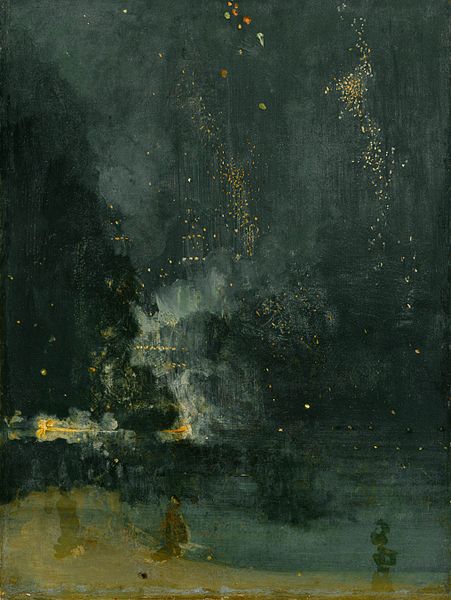 Whistler, Nocturne in Black and Gold, 1875
